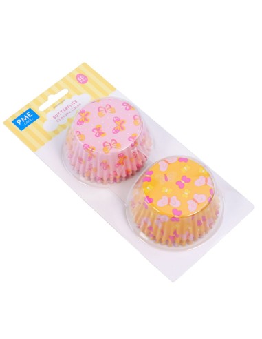 PME Folie Baking Cups Vlinders -60st- 