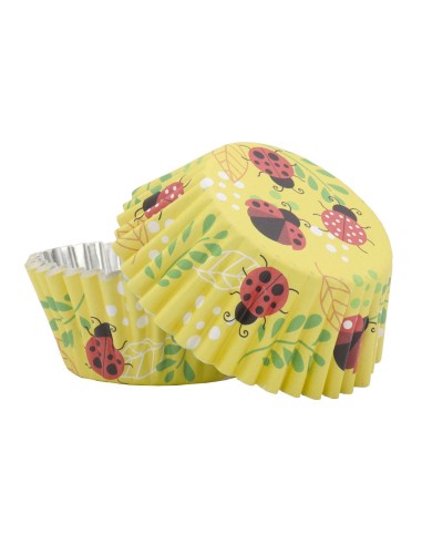 PME Folie Baking Cups Lieveheersbeestje -30st- 