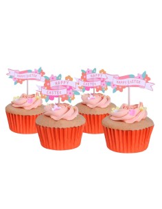 PME Cupcake Toppers Vrolijk Pasen -24st- 2