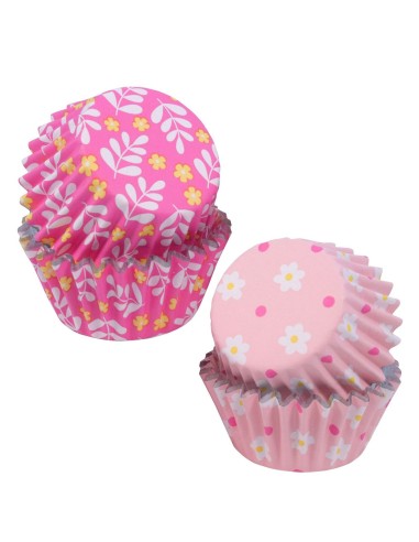 PME Folie Mini Baking Cups Bloemen -60st- 