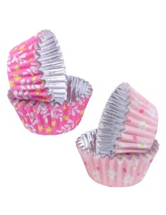 PME Folie Mini Baking Cups Bloemen -60st-  2