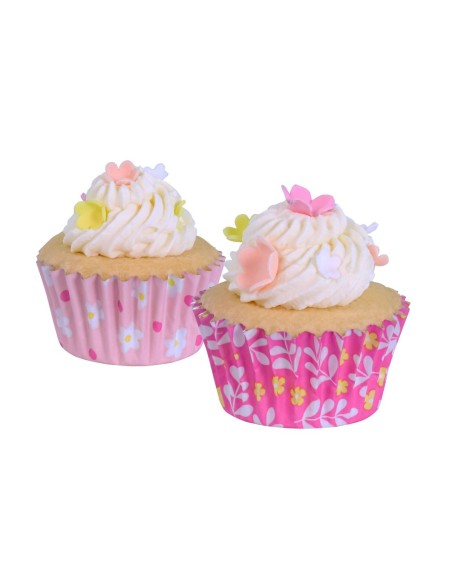 PME Folie Mini Baking Cups Bloemen -60st- 