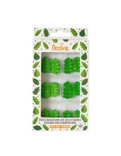 Decora Suikerdecoratie Bladeren -12st-