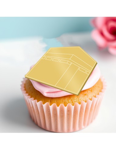 Cupcaketoppers op Maat: Kaaba met Gravure