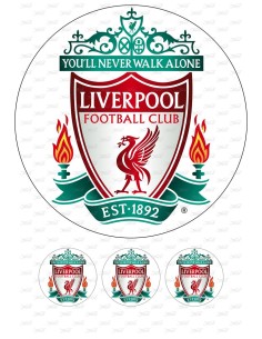 Eetbare Print Liverpool - 20cm