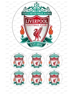 Eetbare Print Liverpool - 15cm