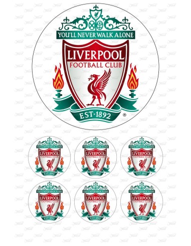 Eetbare Print Liverpool - 15cm