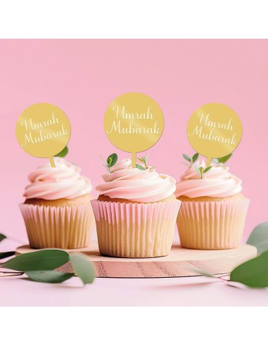 Cupcaketoppers op Maat: Umrah Mubarak Rond