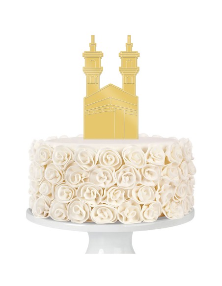 Taarttopper op Maat: Kaaba met Toren met Gravure
