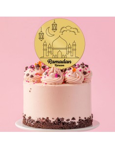 Taarttopper op Maat: Ramadan Kareem met Gravure