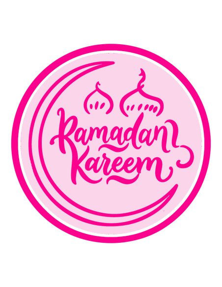 3D Uitsteker op Maat: Ramadan Kareem met Stempel