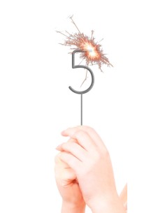 Feeststerretje Cijfer 5 //