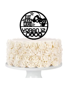 Taarttopper op Maat: Eat Sleep Game met Naam en Leeftijd 2