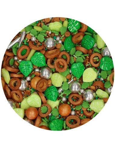 FunCakes 3D Sprinkle Medley Jungle Joy -70gr-