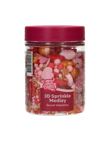 FunCakes 3D Sprinkle Medley Secret Valentine -70gr-
