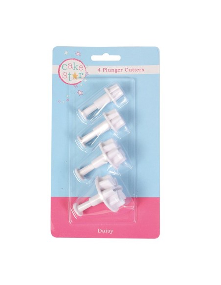 Cake Star Plunger Uitsteker Set Madelief -4st-