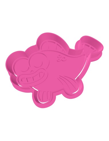 3D Uitsteker op Maat: Baby Shark - William met Stempel