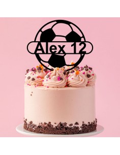 Taarttopper op Maat: Voetbal met Naam en Leeftijd