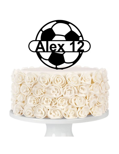 Taarttopper op Maat: Voetbal met Naam en Leeftijd