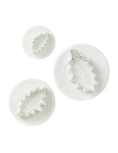 Cake Star Plunger Uitsteker Set Hulst -3st-