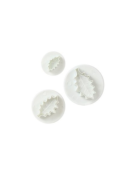 Cake Star Plunger Uitsteker Set Hulst -3st-