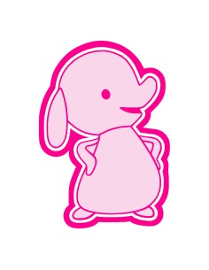 3D Uitsteker op Maat: Bing - Amma met Stempel