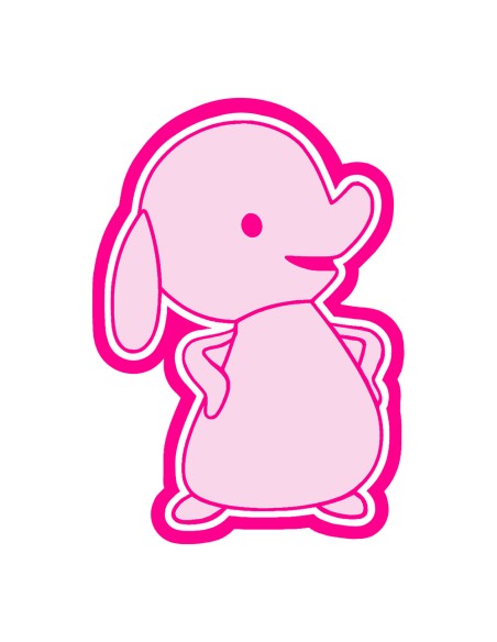 3D Uitsteker op Maat: Bing - Amma met Stempel