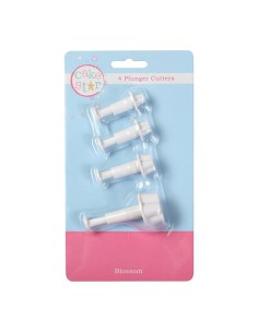 Cake Star Plunger Uitsteker Set Bloesem -4st- 2