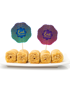Cupcake Toppers Eid Mubarak -12st- 2