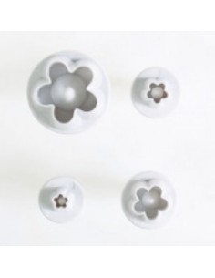 Cake Star Plunger Uitsteker Set Bloesem -4st-