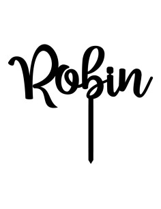 Taarttopper op Maat: Tekst Anastasia - 1 regel