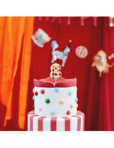 PartyDeco Kaars Ruit Nummer 8 // 2