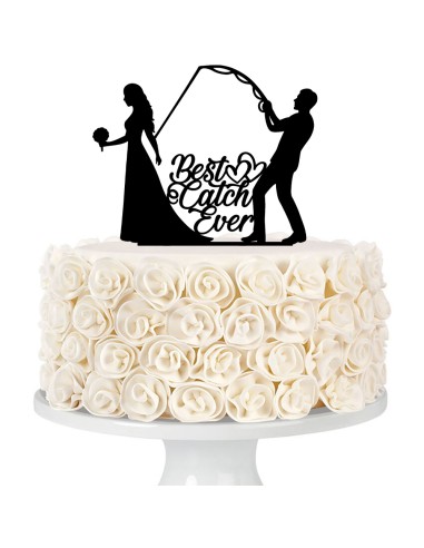 Taarttopper op Maat: Bruidspaar Best Catch Ever