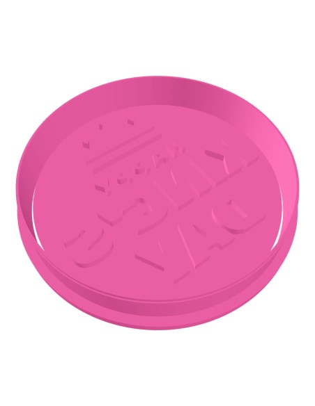 3D Uitsteker op Maat: Happy Kingsday met Stempel