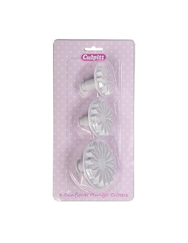 Culpitt Plunger Uitsteker Set Zonnebloem -3st-
