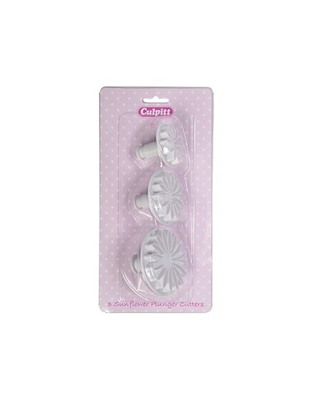 Culpitt Plunger Uitsteker Set Zonnebloem -3st-