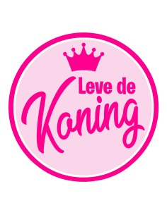 3D Uitsteker op Maat: Leve de Koning! met Stempel