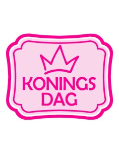 3D Uitsteker op Maat: Koningsdag met Stempel