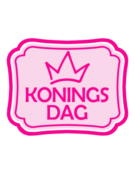 3D Uitsteker op Maat: Koningsdag met Stempel