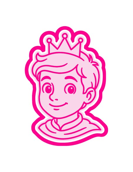 3D Uitsteker op Maat: Prins met Stempel