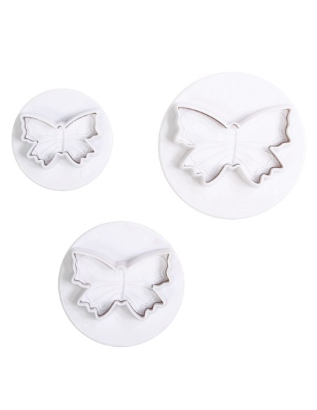 Cake Star Plunger Uitsteker Set Vlinder -3st-