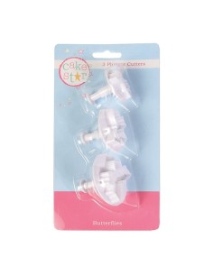 Cake Star Plunger Uitsteker Set Vlinder -3st- 2