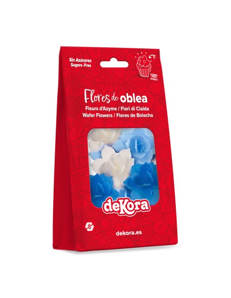 Dekora Ouwel Waterlelie Mini Blauw -8st-