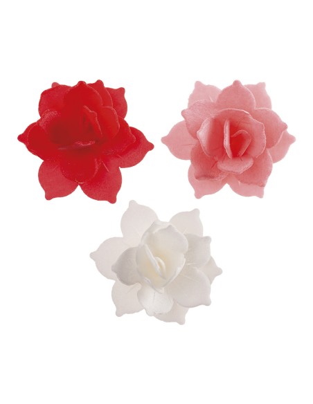 Dekora Ouwel Waterlelie Mini Rood/Roze -8st-