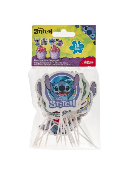 Dekora Cupcake Topper Lilo & Stitch Set -16st-
