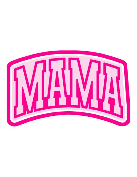 3D Uitsteker op Maat: Mama met Stempel