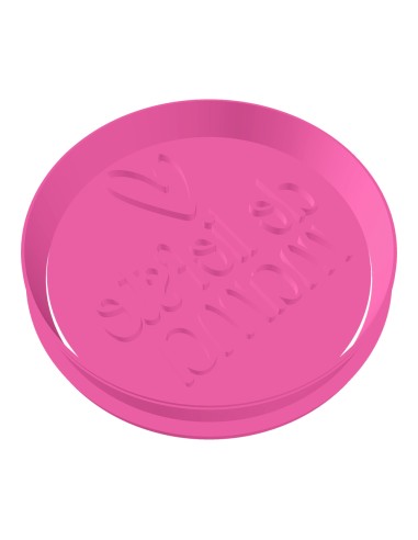 3D Uitsteker op Maat: de Liefste Mama met Stempel