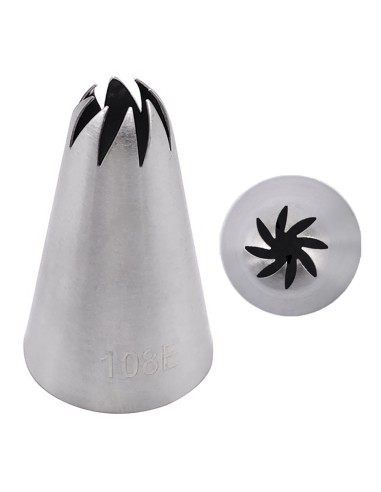 CakeDeco Spuitmondje 1085E Twisted Dropflower