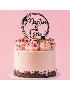 Taarttopper op Maat: Rond met Namen