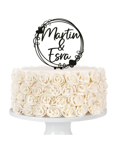 Taarttopper op Maat: Rond met Namen